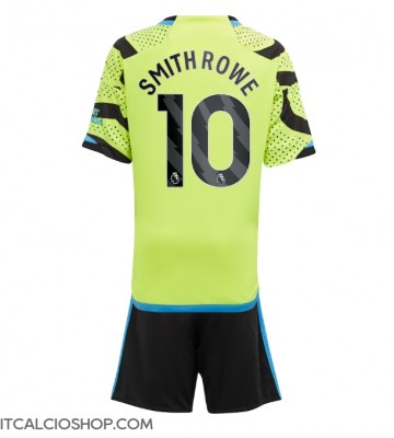 Arsenal Emile Smith Rowe #10 Seconda Maglia Bambino 2023-24 Manica Corta (+ Pantaloni corti)